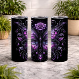 Purple Butterfly 20 OZ Wrap Mockup