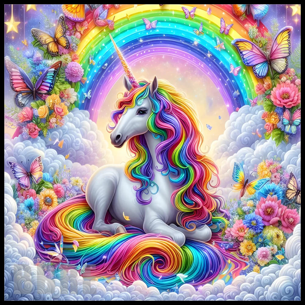 Rainbow Unicorn 5 20 OZ Sublimation Wrap
