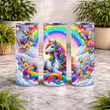 Rainbow Unicorn 5 20 OZ Wrap Mockup