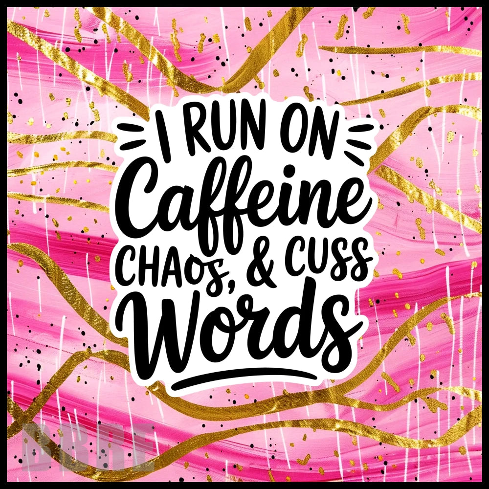 Caffeine Chaos 20 OZ Sublimation Wrap