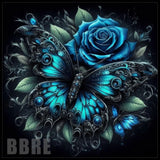 Blue Butterfly 2 20 OZ Sublimation Wrap