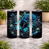 Blue Butterfly 2 20 OZ Wrap Mockup