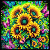 Sunflower Butterflies 20 OZ Sublimation Wrap