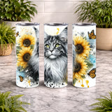 Majestic Cat 20 OZ Wrap Mockup