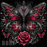Butterfly Rose 20 OZ Sublimation Wrap