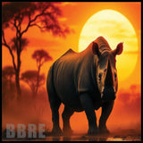 Sunset Rhino 20 OZ Sublimation Wrap