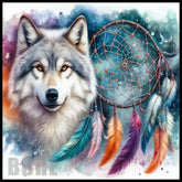 Wolf Dreamcatcher 7 20 OZ Sublimation Wrap