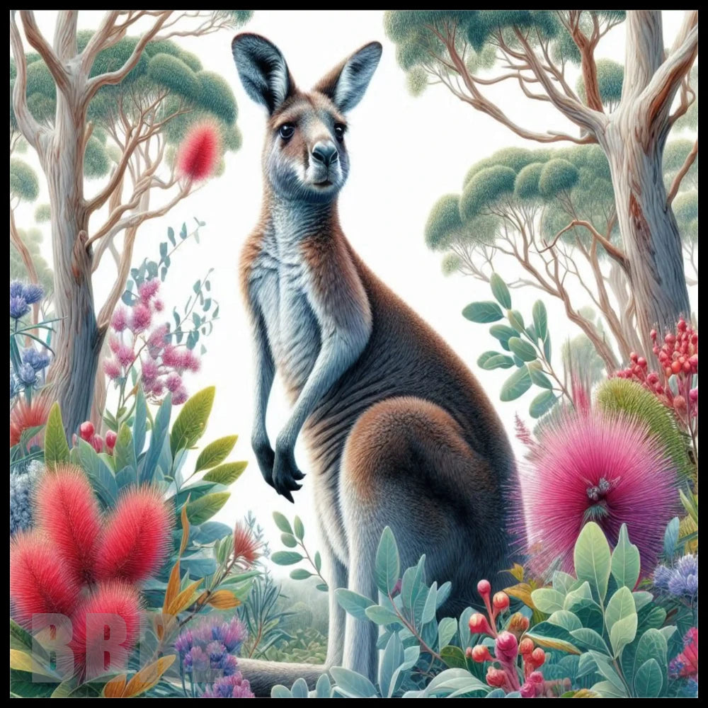 Kangaroo Flora 20 OZ Sublimation Wrap
