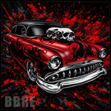 Skull Car 20 OZ Sublimation Wrap