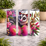 Floral Possum 20 OZ Wrap Mockup