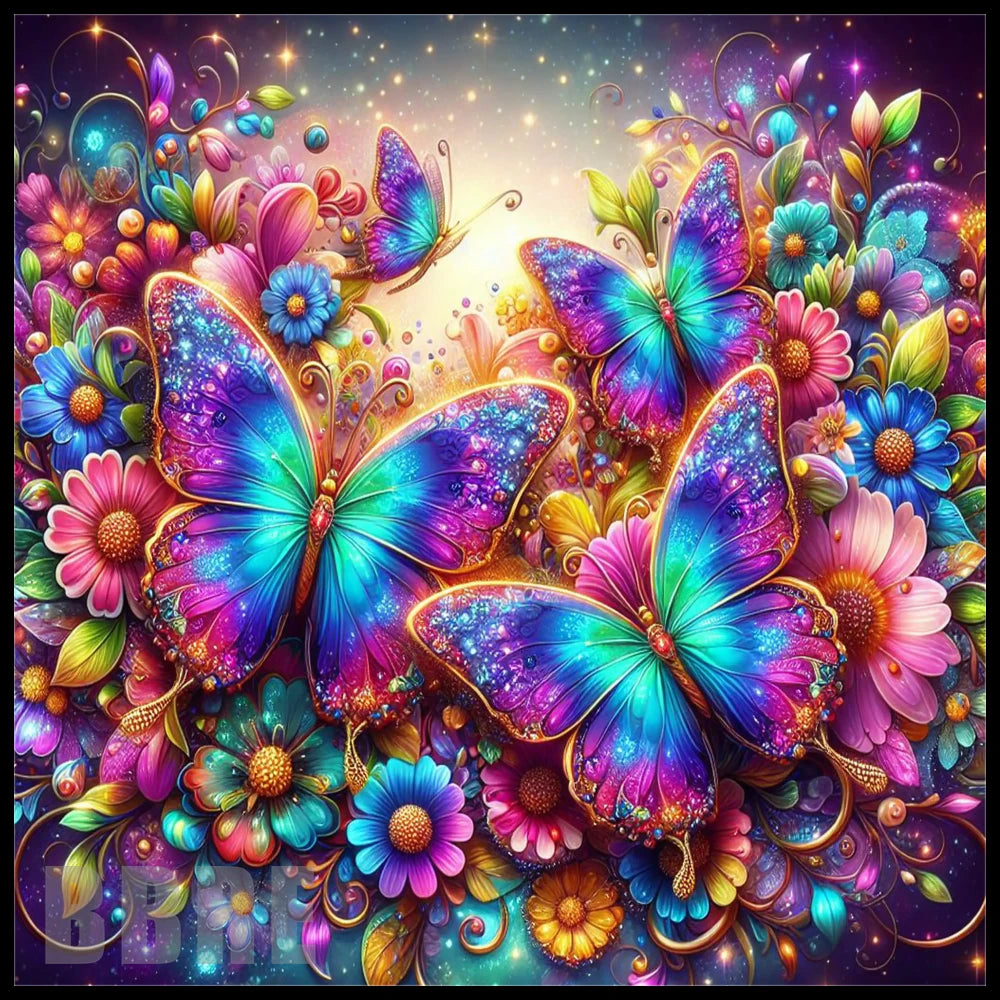 Butterfly Bloom 8 20 OZ Sublimation Wrap