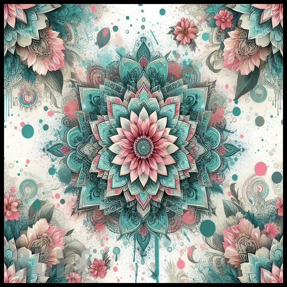 Floral Mandala 2 20 OZ Sublimation Wrap