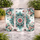 Floral Mandala 2 20 OZ Wrap Mockup