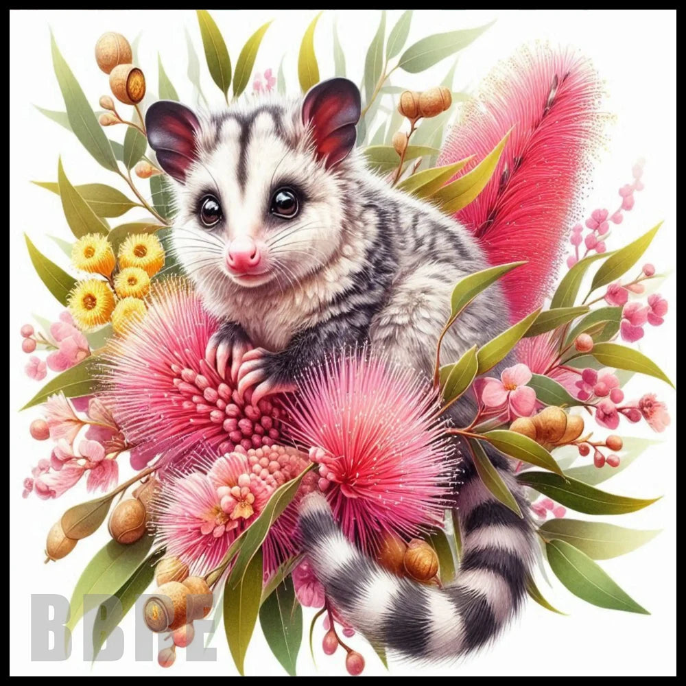 Fluffy Possum 20 OZ Sublimation Wrap
