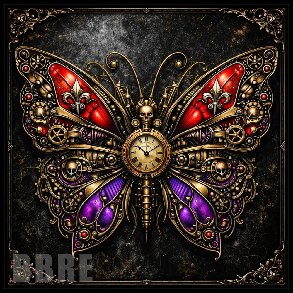 Steampunk Butterfly 20 OZ Sublimation Wrap
