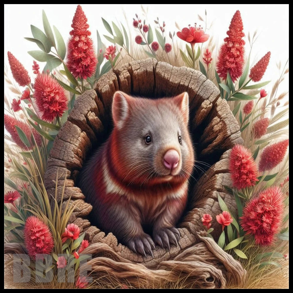 Wombat Blossom 2 20 OZ Sublimation Wrap