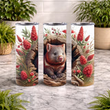 Wombat Blossom 2 20 OZ Wrap Mockup