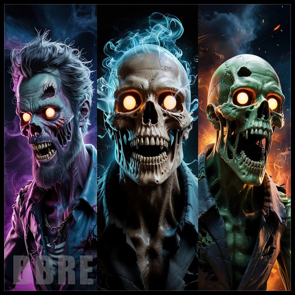 Zombie Trio 20 OZ Sublimation Wrap