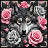 Wolf Roses 20 OZ Sublimation Wrap