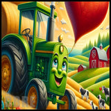 Happy Tractor 20 OZ Sublimation Wrap