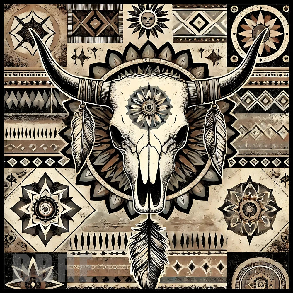 Tribal Skull 3 20 OZ Sublimation Wrap