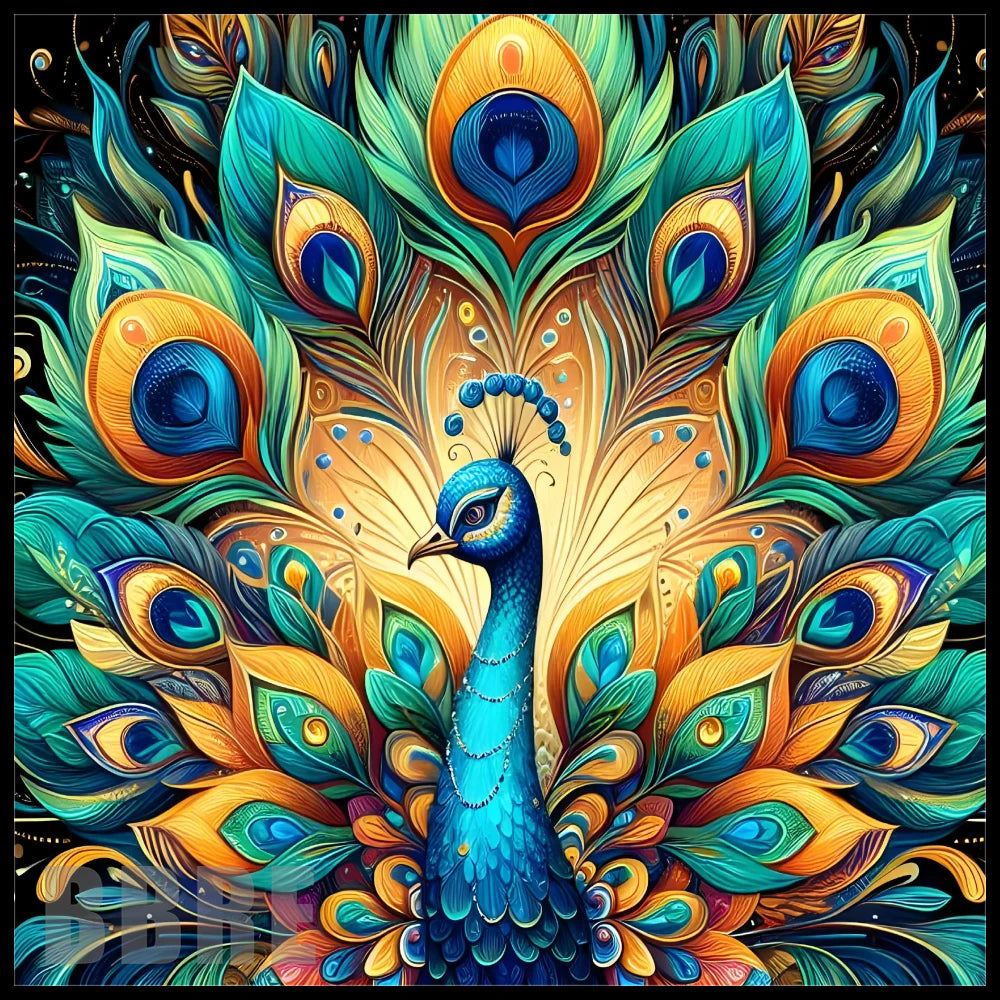 Peacock Elegance 20 OZ Sublimation Wrap