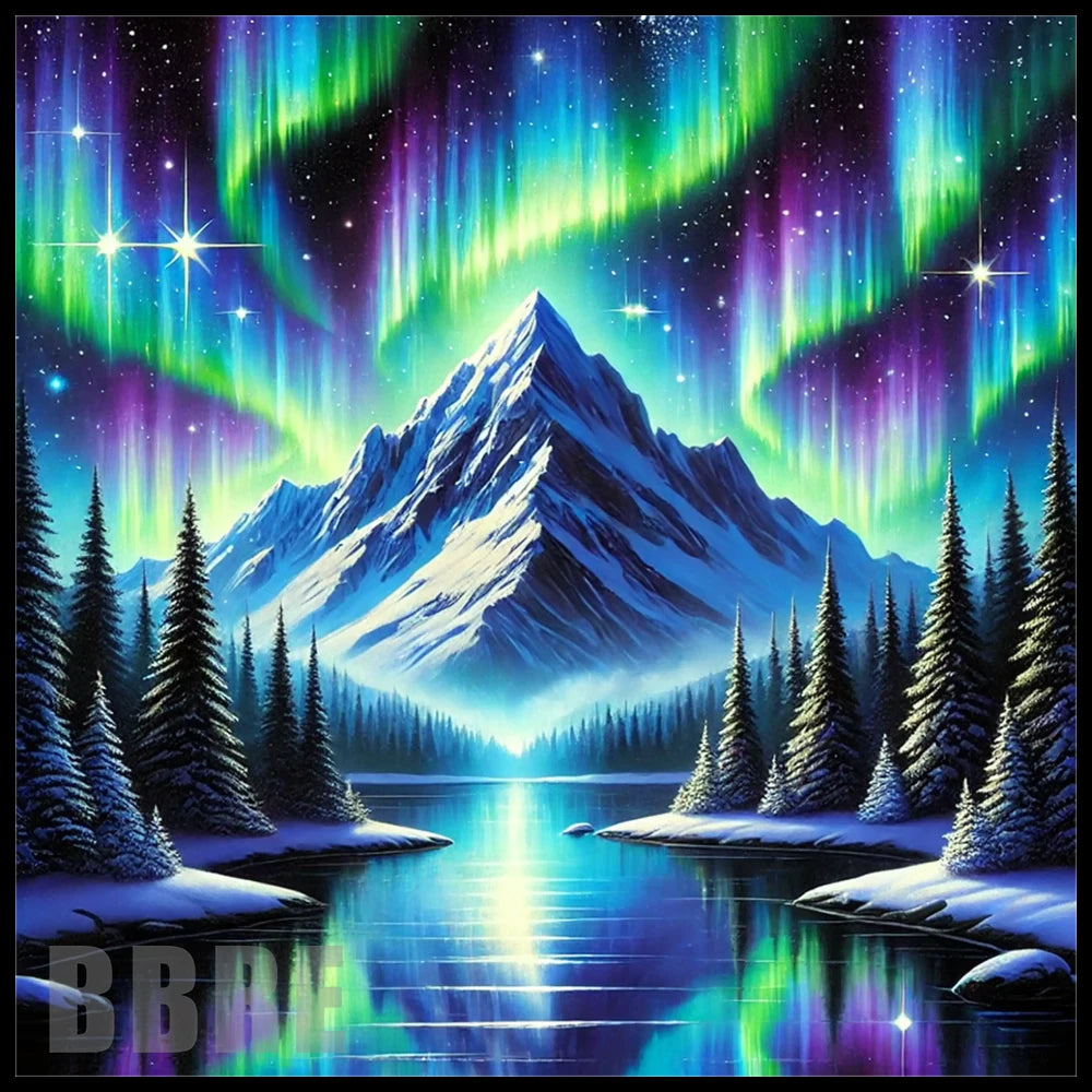 Aurora Mountain 20 OZ Sublimation Wrap