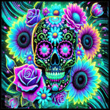 Floral Skull 47 20 OZ Sublimation Wrap