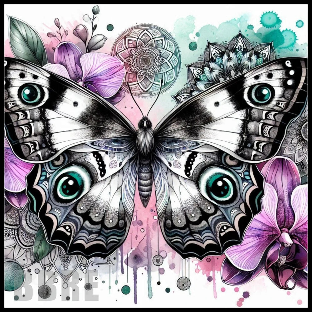 Butterfly Blossom 12 20 OZ Sublimation Wrap