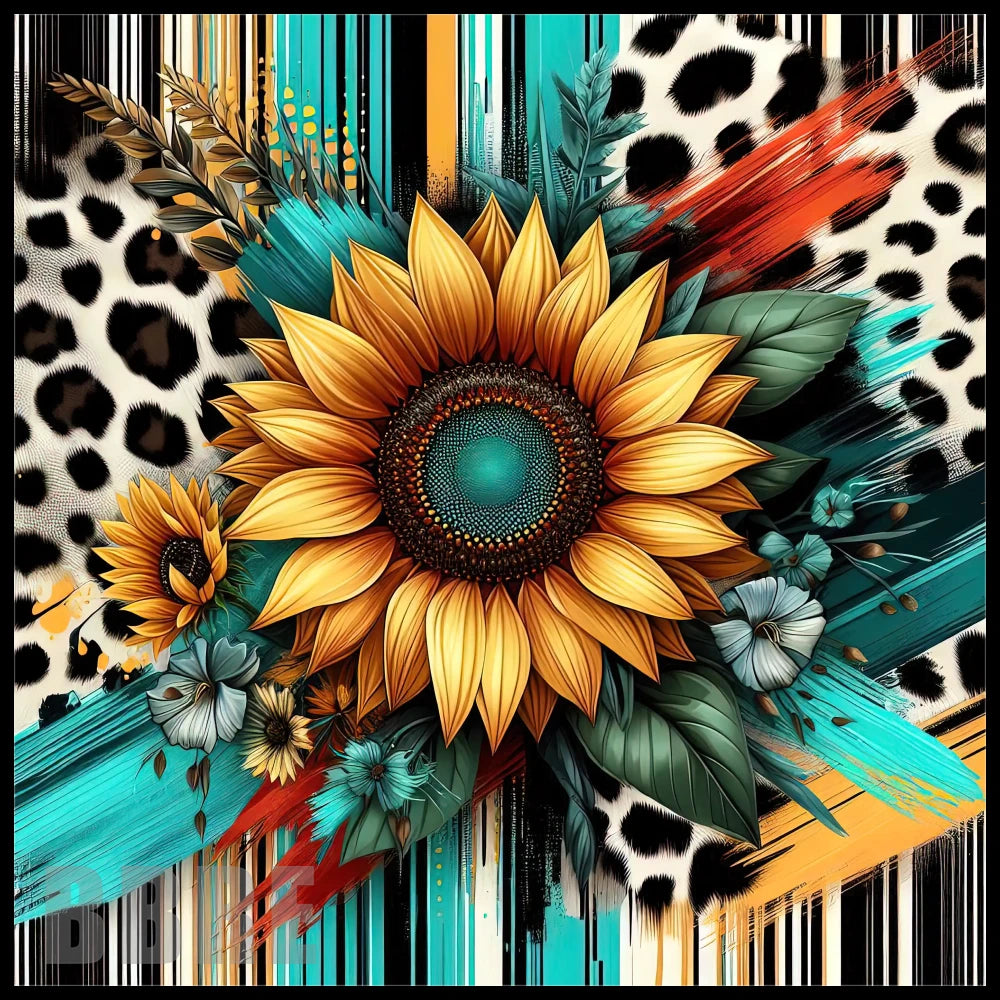 Sunflower Burst 20 OZ Sublimation Wrap