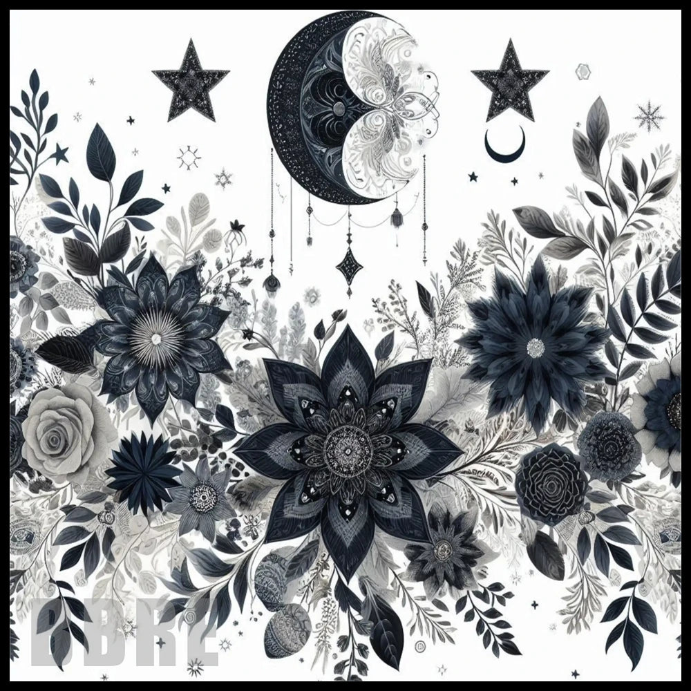 Floral Moon 20 OZ Sublimation Wrap
