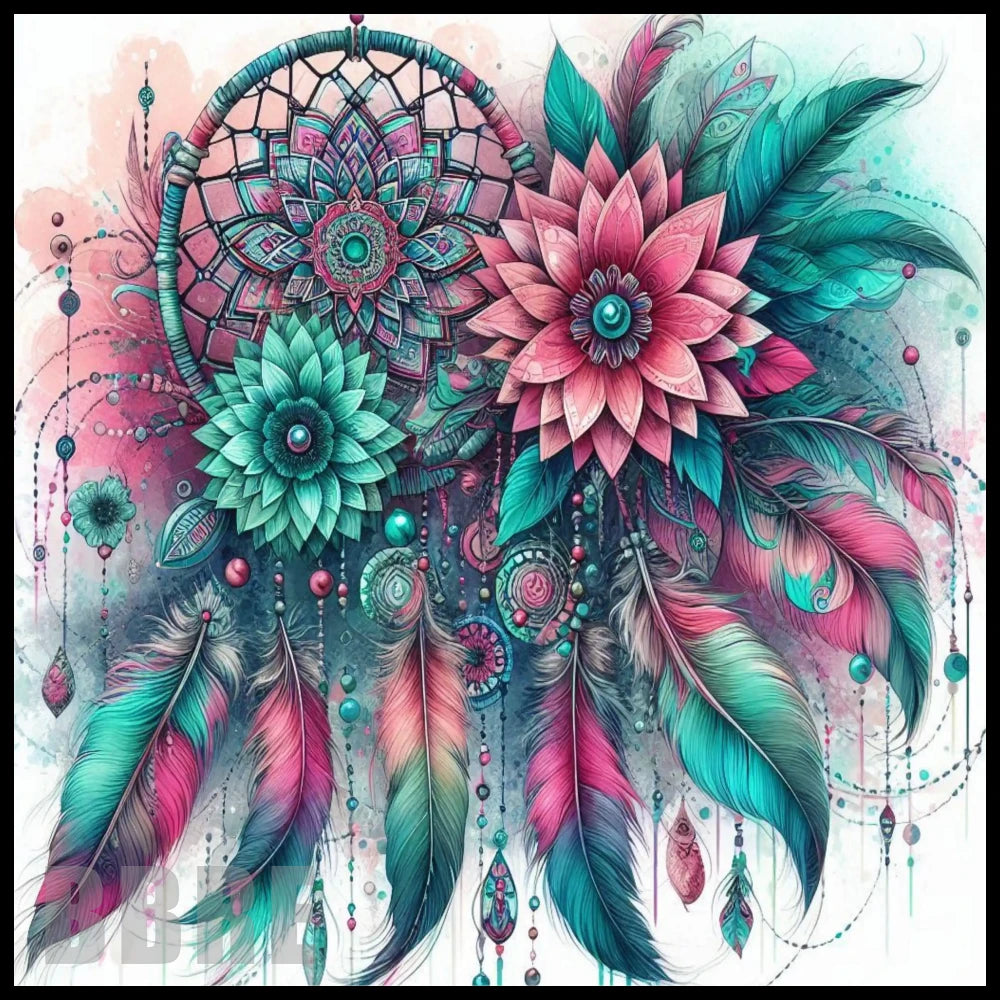 Dreamcatcher Floral 20 OZ Sublimation Wrap