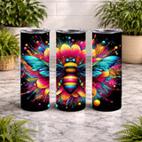Vibrant Bee 20 OZ Wrap Mockup