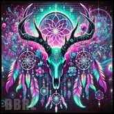 Dreamcatcher Skull 3 20 OZ Sublimation Wrap