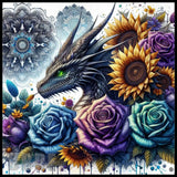 Dragon Floral 3 20 OZ Sublimation Wrap