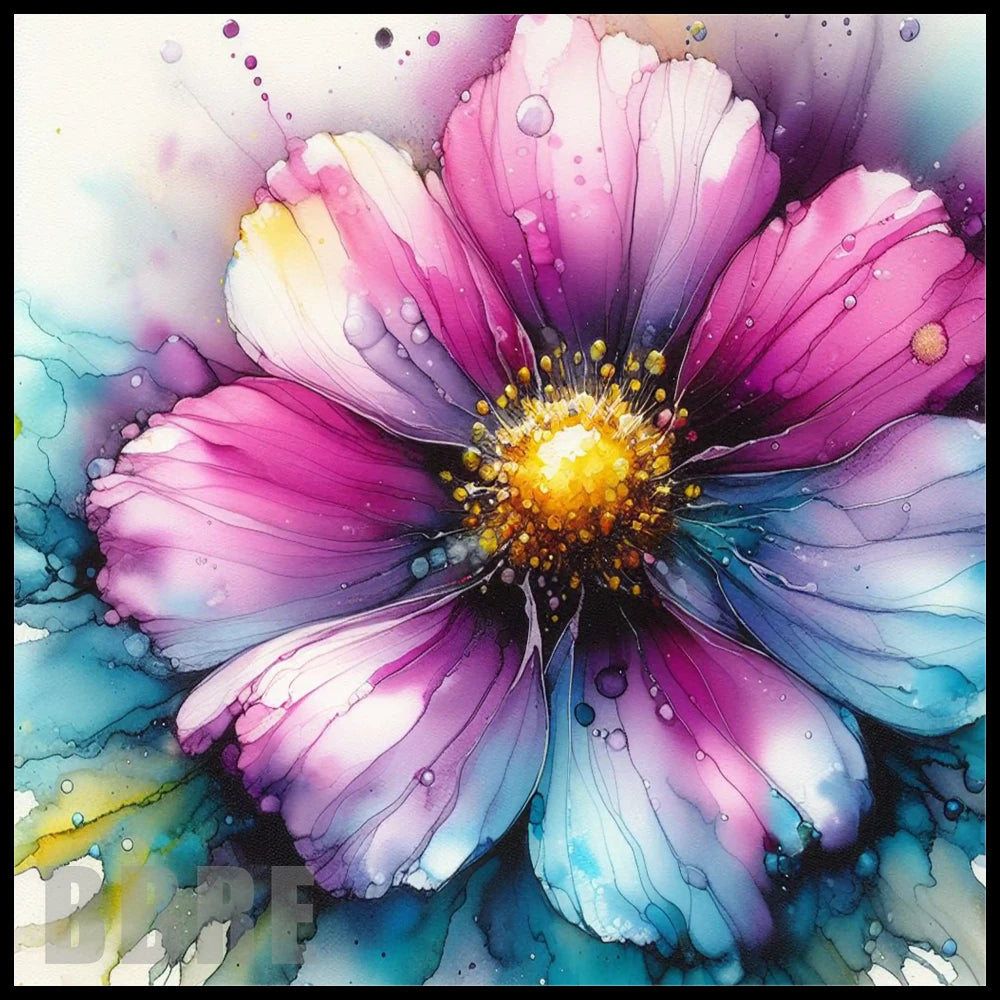 Floral Burst 3 20 OZ Sublimation Wrap