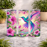 Hummingbird Blossom 20 OZ Wrap Mockup