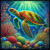 Ocean Turtle 4 20 OZ Sublimation Wrap