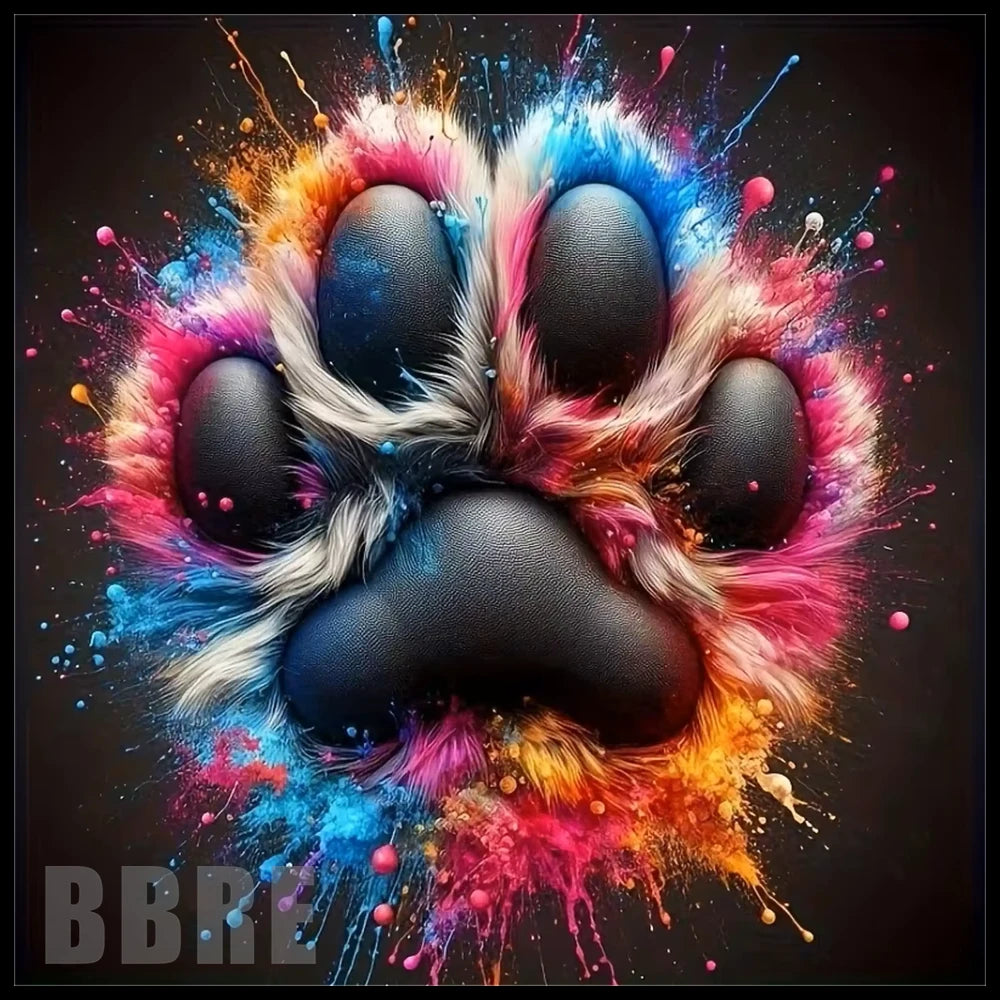 Colorful Paw 2 20 OZ Sublimation Wrap