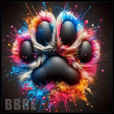 Colorful Paw 2 20 OZ Sublimation Wrap