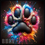 Colorful Paw 2 20 OZ Sublimation Wrap