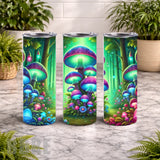 Mystical Mushrooms 20 OZ Wrap Mockup