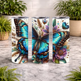 Butterfly Bloom 9 20 OZ Wrap Mockup