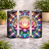 Lotus Mandala 20 OZ Wrap Mockup