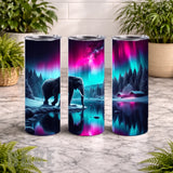 Aurora Elephant 20 OZ Wrap Mockup