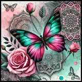Butterfly Mandala 20 OZ Sublimation Wrap