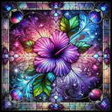 Floral Stained 20 OZ Sublimation Wrap