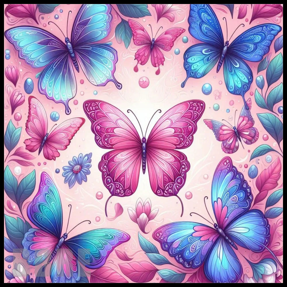 Butterfly Bliss 2 20 OZ Sublimation Wrap