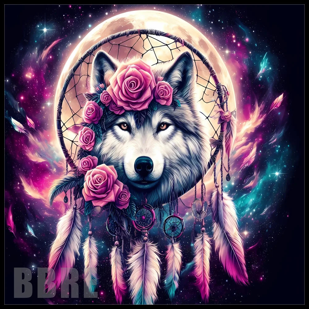 Wolf Dreamcatcher 10 20 OZ Sublimation Wrap