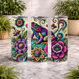 Colorful Frog 20 OZ Wrap Mockup